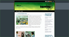 Desktop Screenshot of ismesrl.it